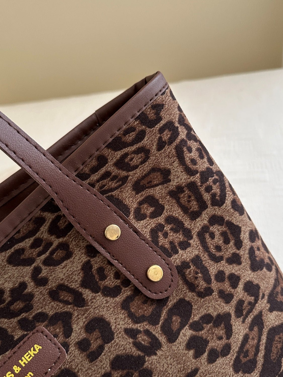 Leopard Polyester Tote Bag - Flip Flop Dynasty