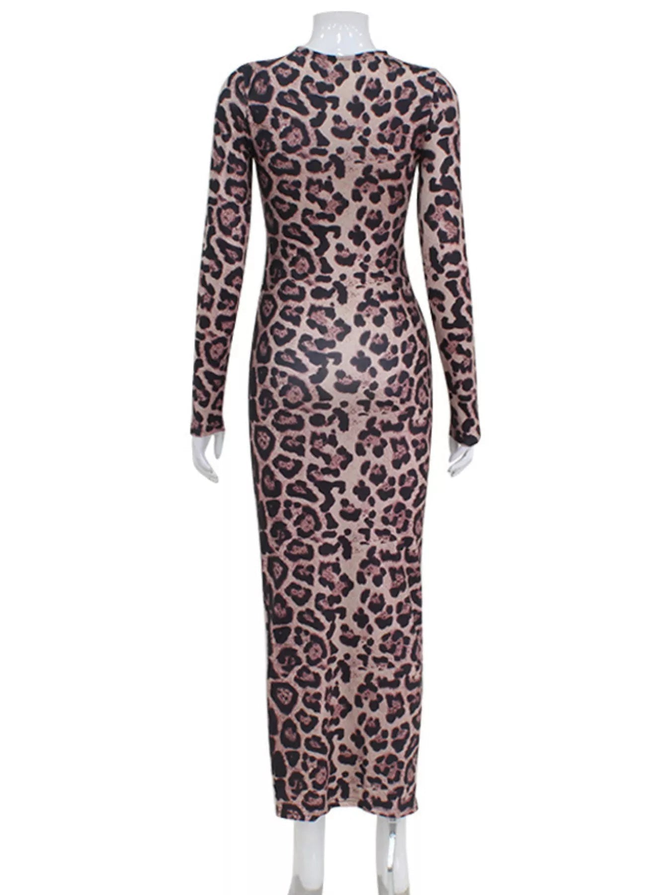 Leopard Print Bodycon Midi Dress - Flip Flop Dynasty