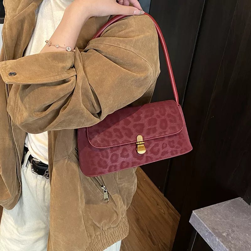 Leopard Print Shoulder Bag - Flip Flop Dynasty