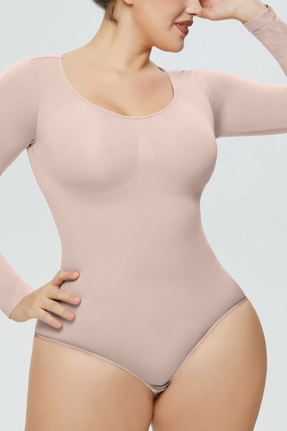 Long Sleeve Shaping Bodysuit - Flip Flop Dynasty