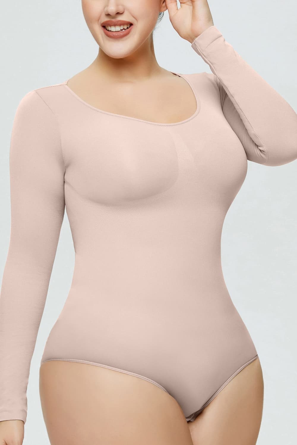 Long Sleeve Shaping Bodysuit - Flip Flop Dynasty
