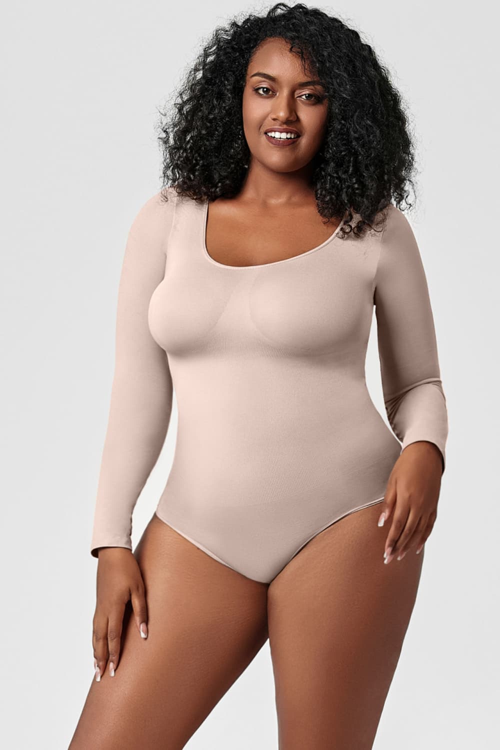 Long Sleeve Shaping Bodysuit - Flip Flop Dynasty