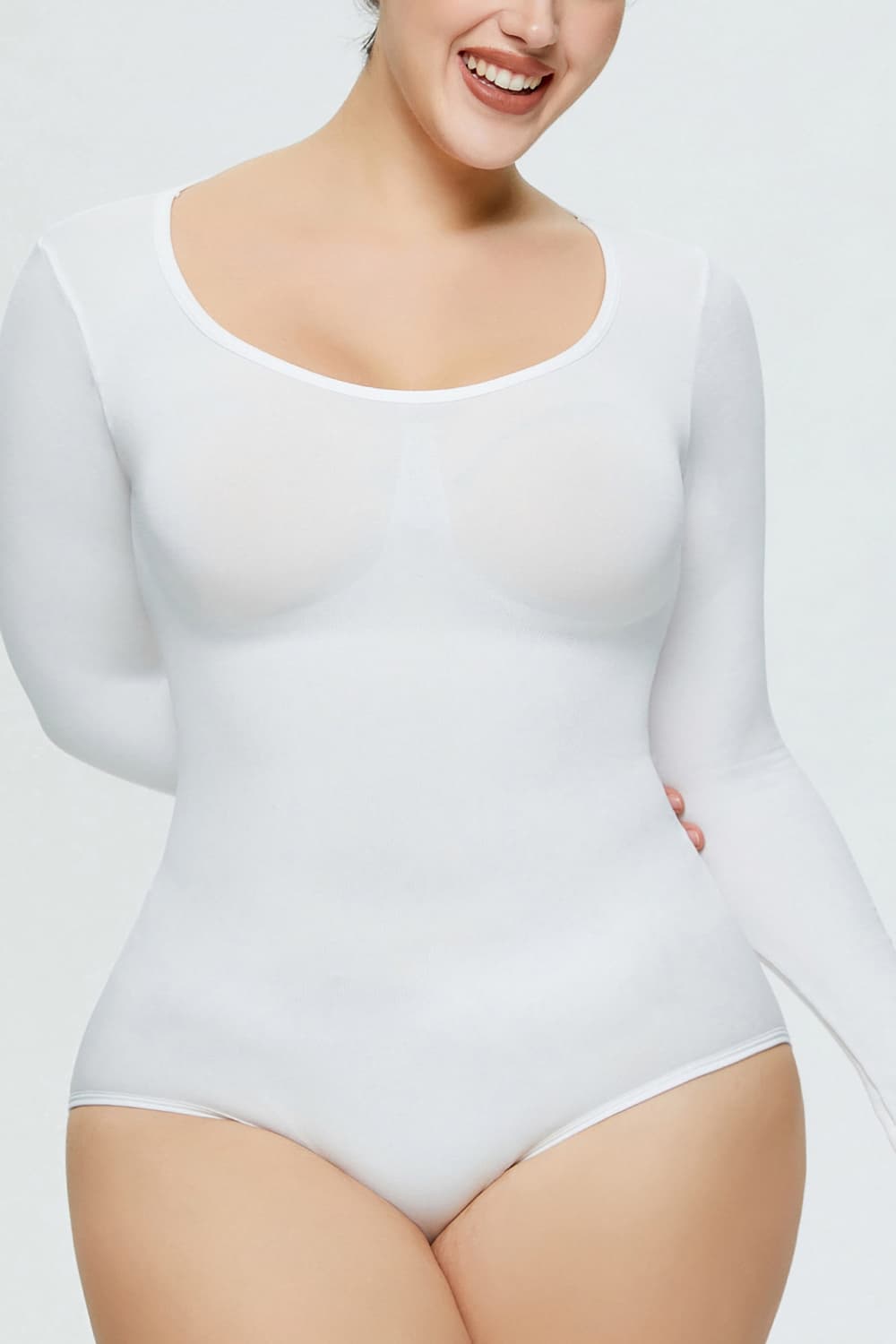 Long Sleeve Shaping Bodysuit - Flip Flop Dynasty