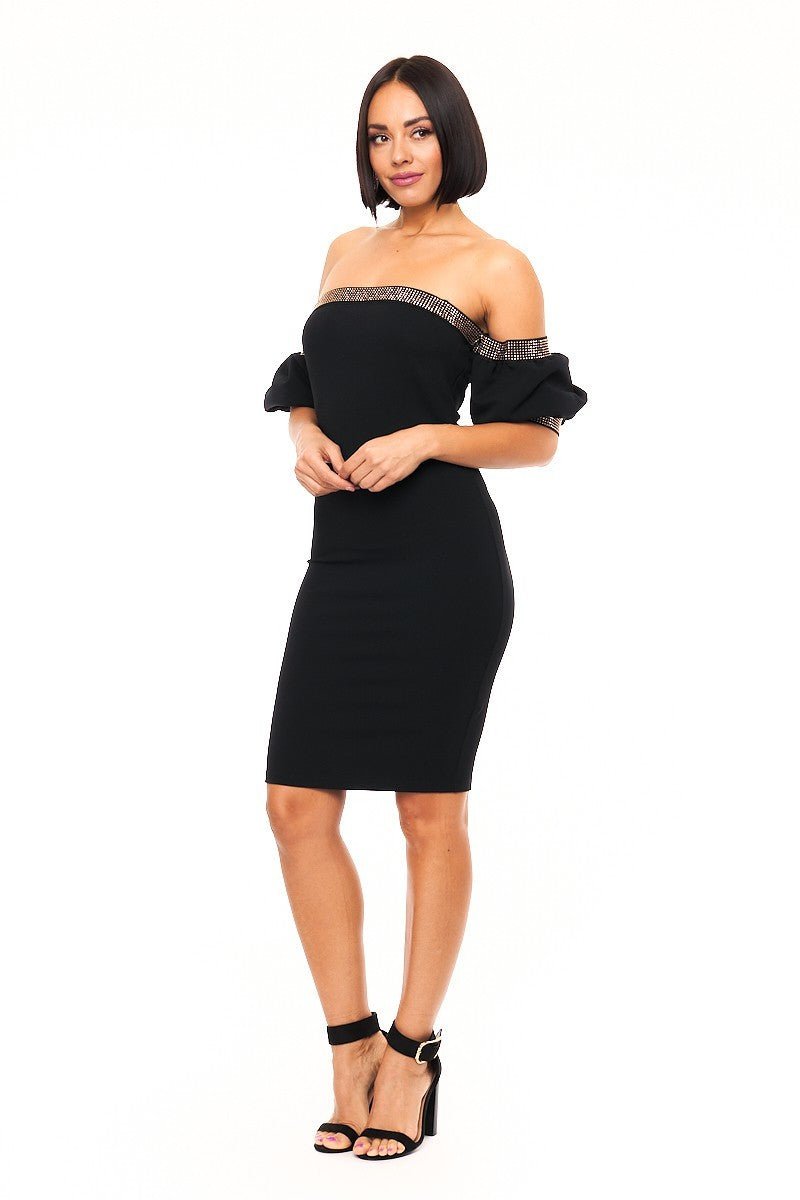 Long Sleeve Stripe Print Midi Dress - Flip Flop Dynasty