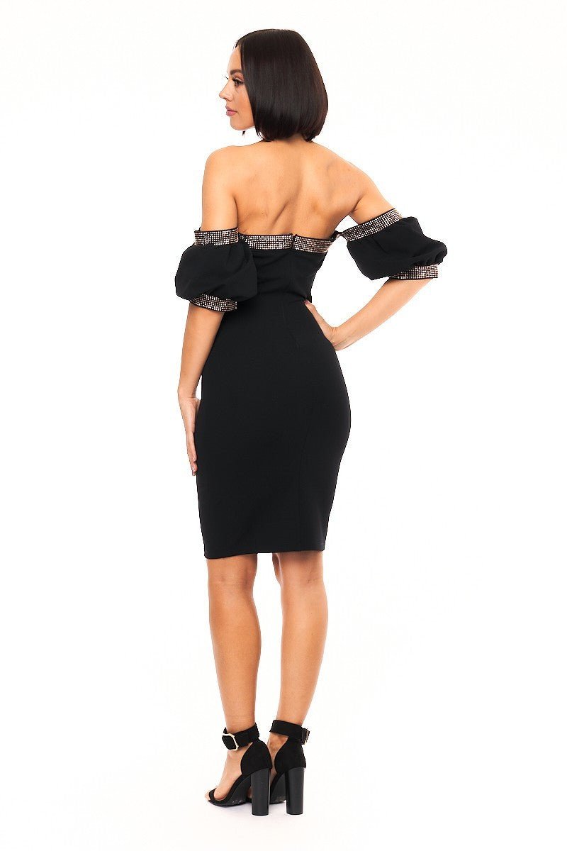 Long Sleeve Stripe Print Midi Dress - Flip Flop Dynasty