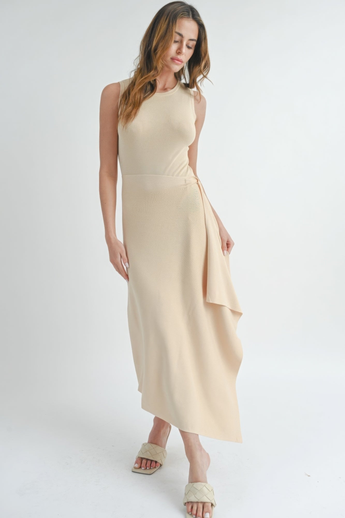 Maxi Dress With Slit - Flip Flop Dynasty