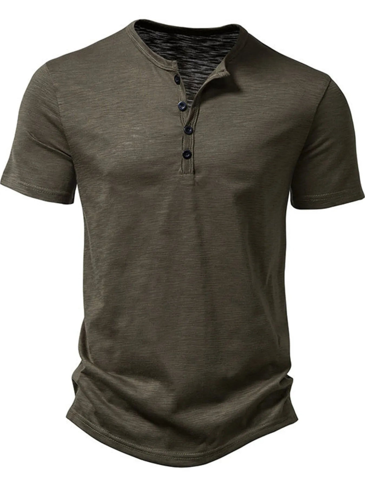 Men's Button Detail Short Sleeve Top - Flip Flop Dynasty