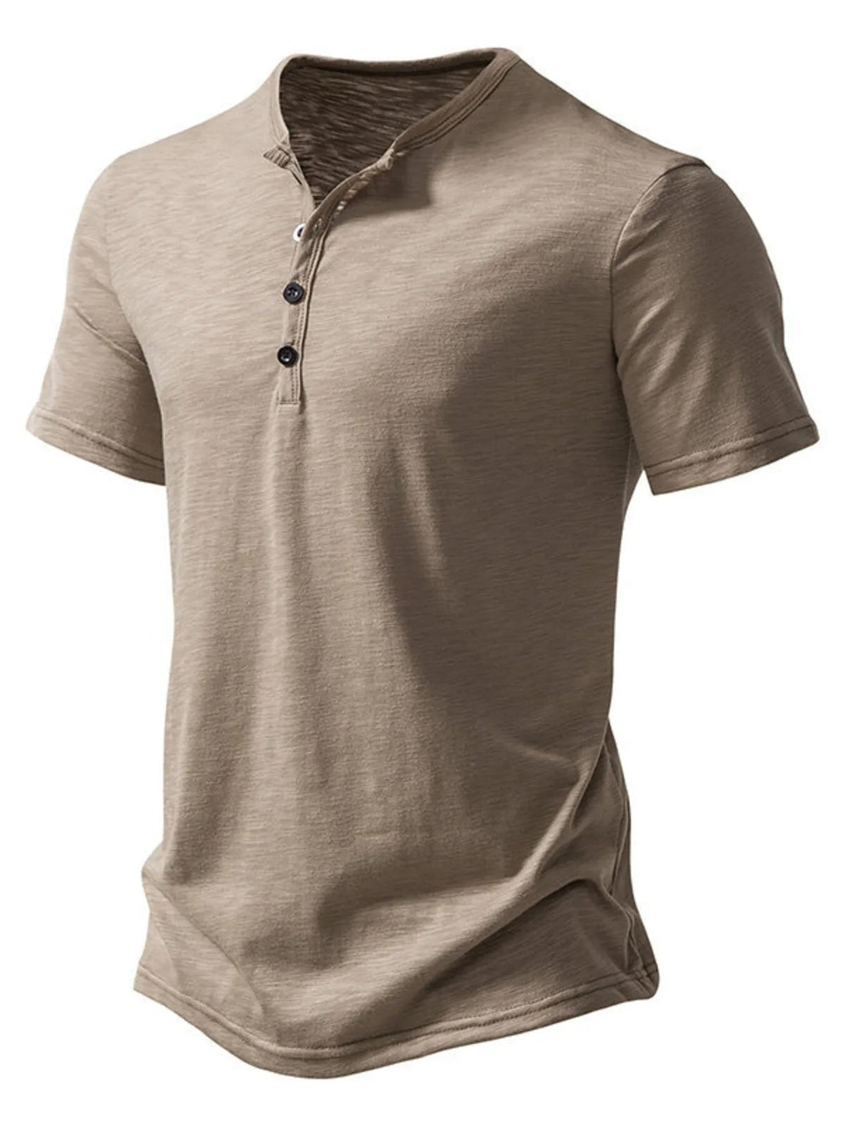 Men's Button Detail Short Sleeve Top - Flip Flop Dynasty