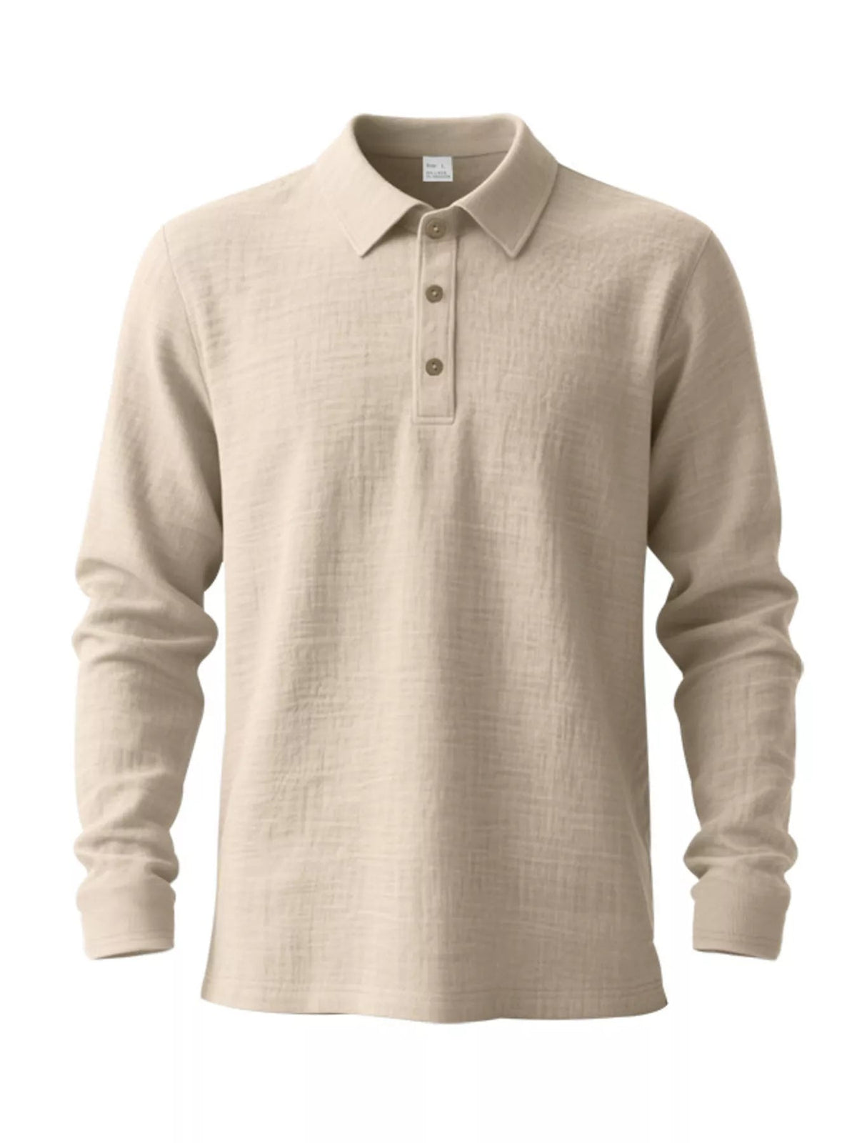 Men's Full Size Classic Long Sleeve Polo Plus Size - Flip Flop Dynasty