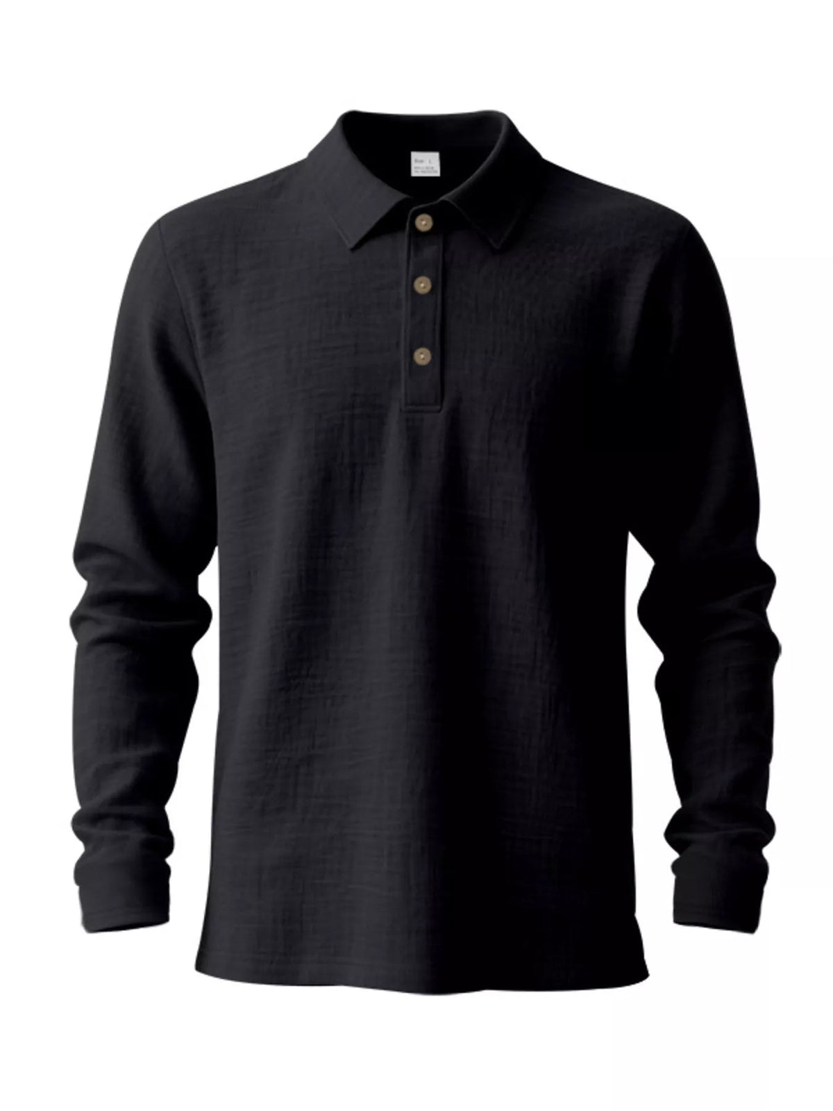 Men's Full Size Classic Long Sleeve Polo Plus Size - Flip Flop Dynasty