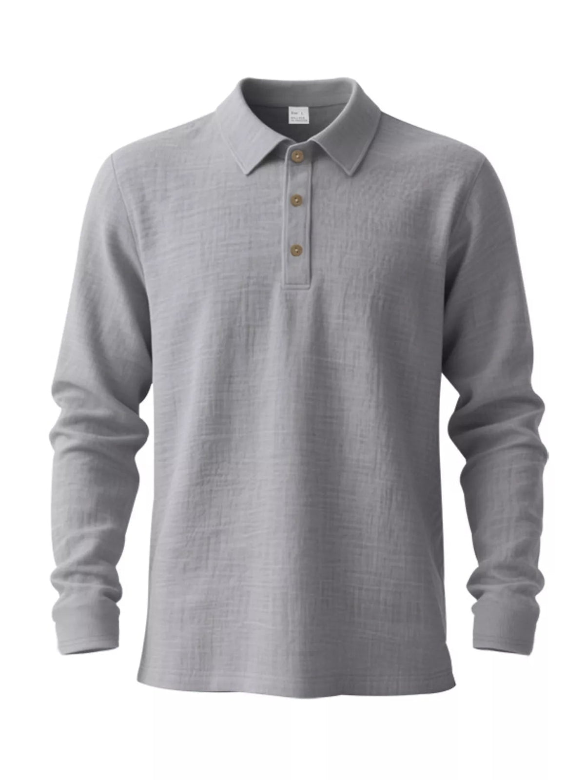 Men's Full Size Classic Long Sleeve Polo Plus Size - Flip Flop Dynasty