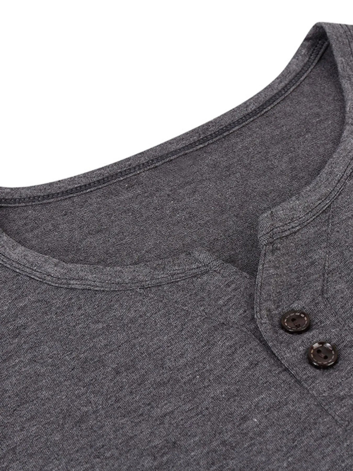 Men's Henley Short Sleeve Polo Top - Flip Flop Dynasty