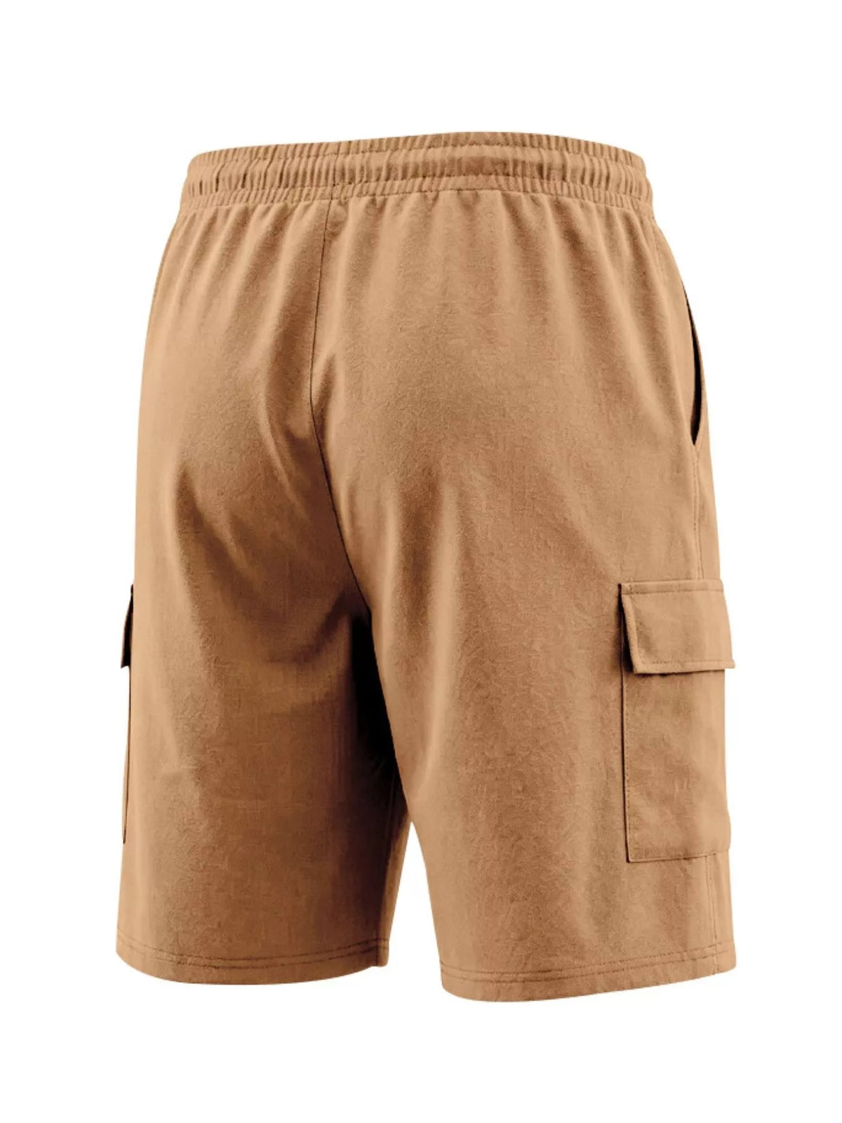 Men's Plus Size Casual Cargo Shorts with Drawstring Waist - Flip Flop Dynasty