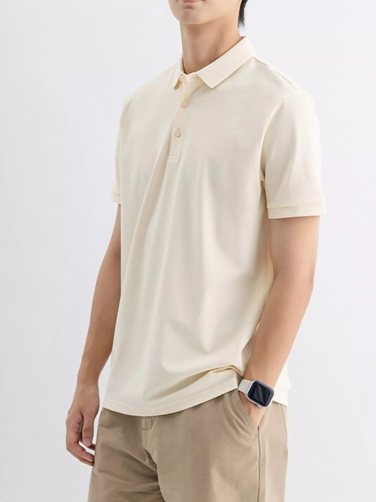 Men's Plus Size Solid Color Short Sleeve Polo - Flip Flop Dynasty