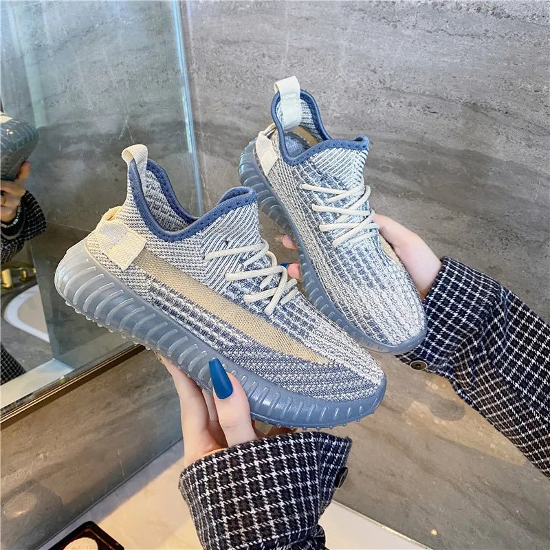 Mesh Lace - Up Platform Athletic Shoes - Flip Flop Dynasty