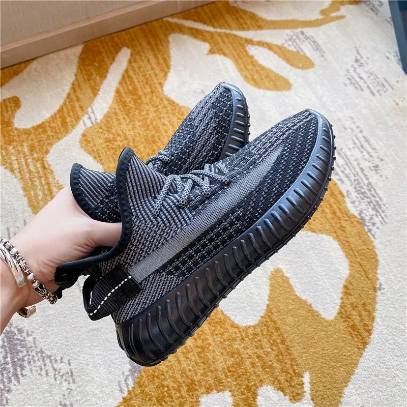 Mesh Lace - Up Platform Athletic Shoes - Flip Flop Dynasty
