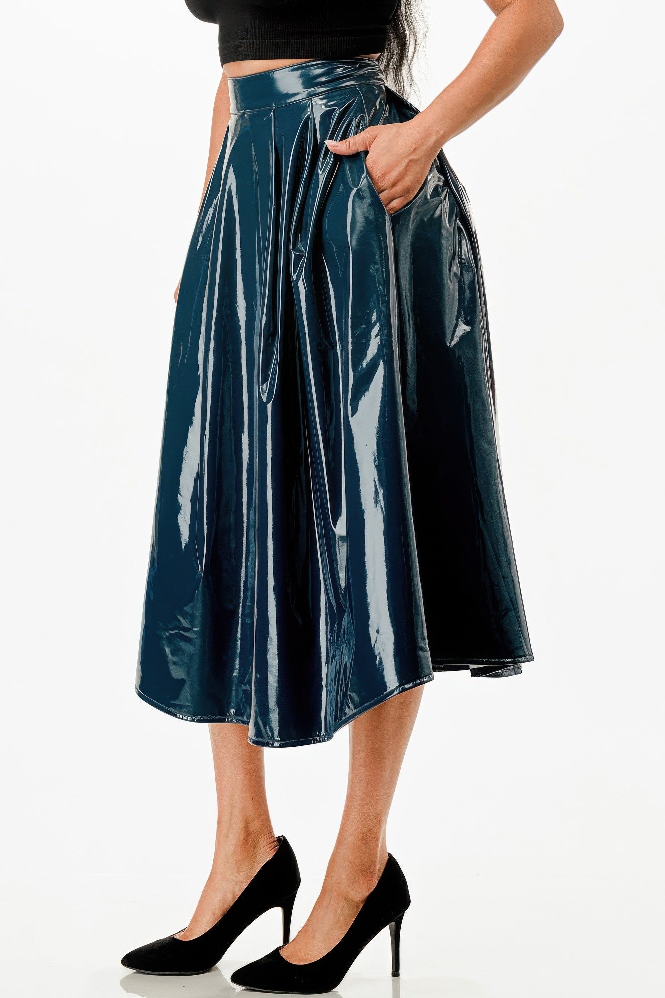 Midi Skirt With Pockets - Flip Flop Dynasty