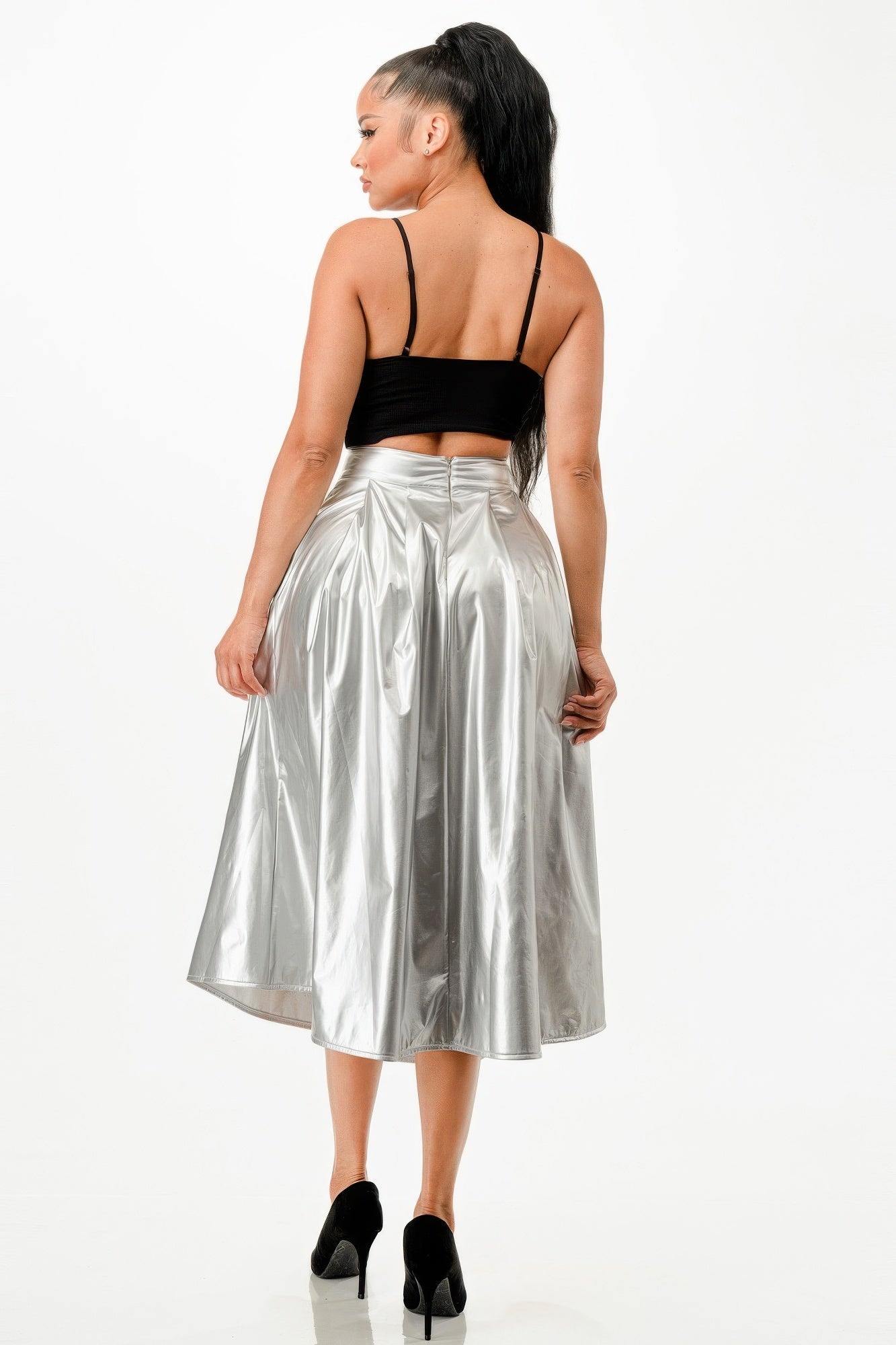 Midi Skirt With Pockets - Flip Flop Dynasty