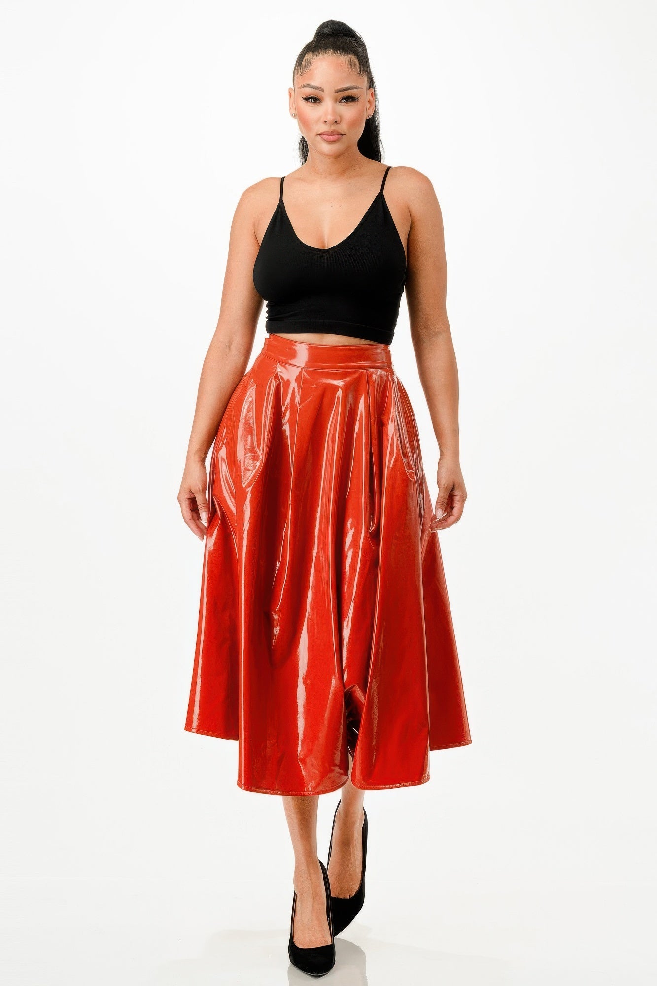 Midi Skirt With Pockets - Flip Flop Dynasty