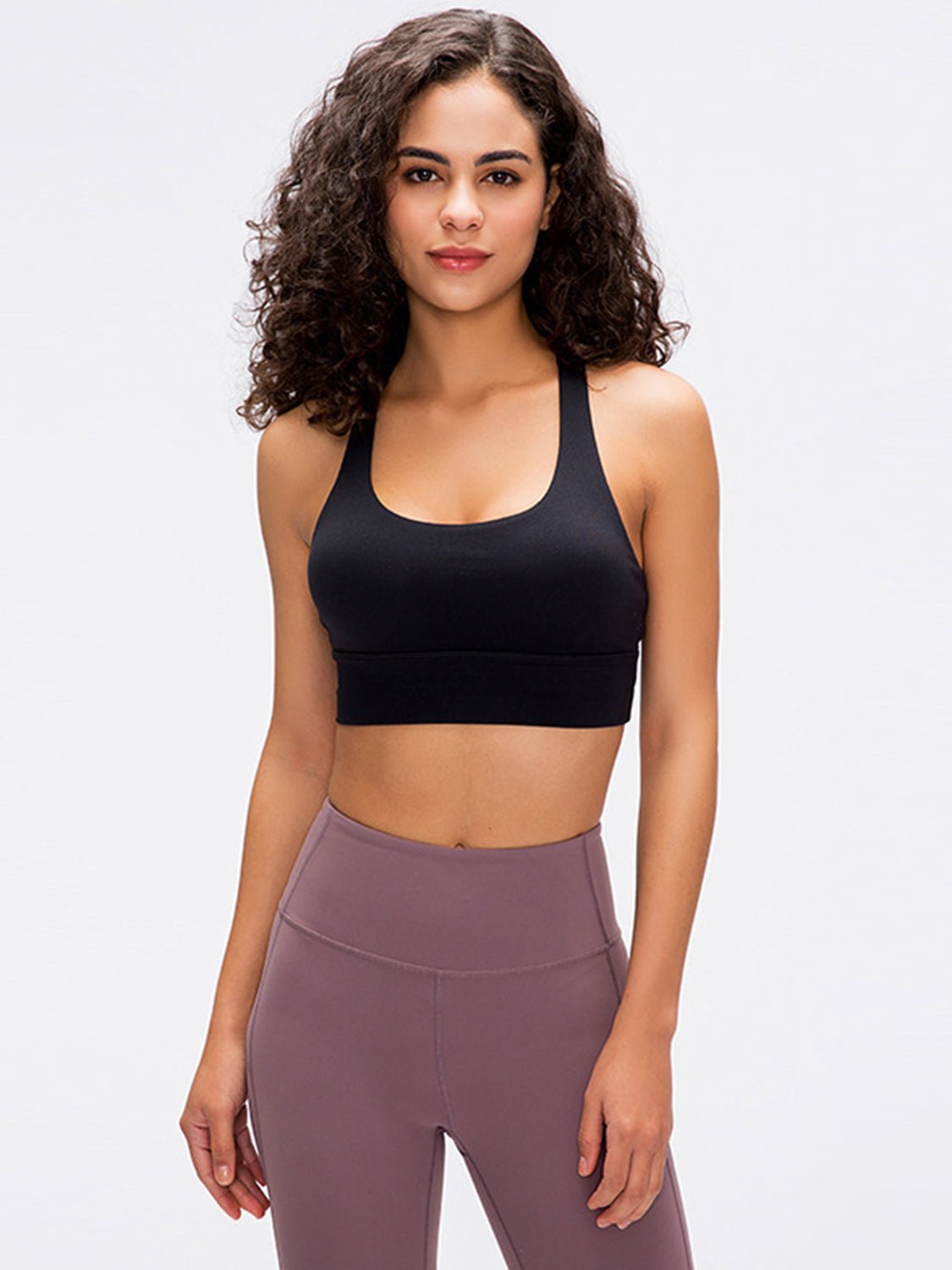 Millennia Crisscross Scoop Neck Active Tank - Flip Flop Dynasty