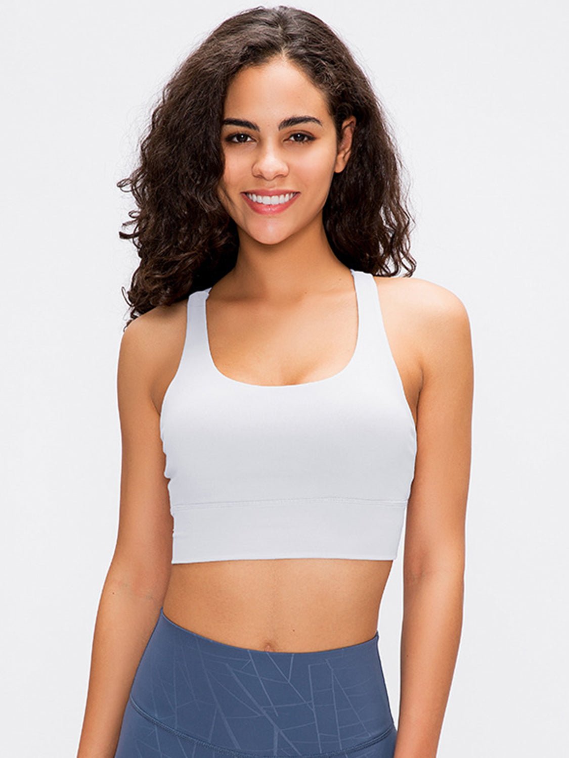 Millennia Crisscross Scoop Neck Active Tank - Flip Flop Dynasty