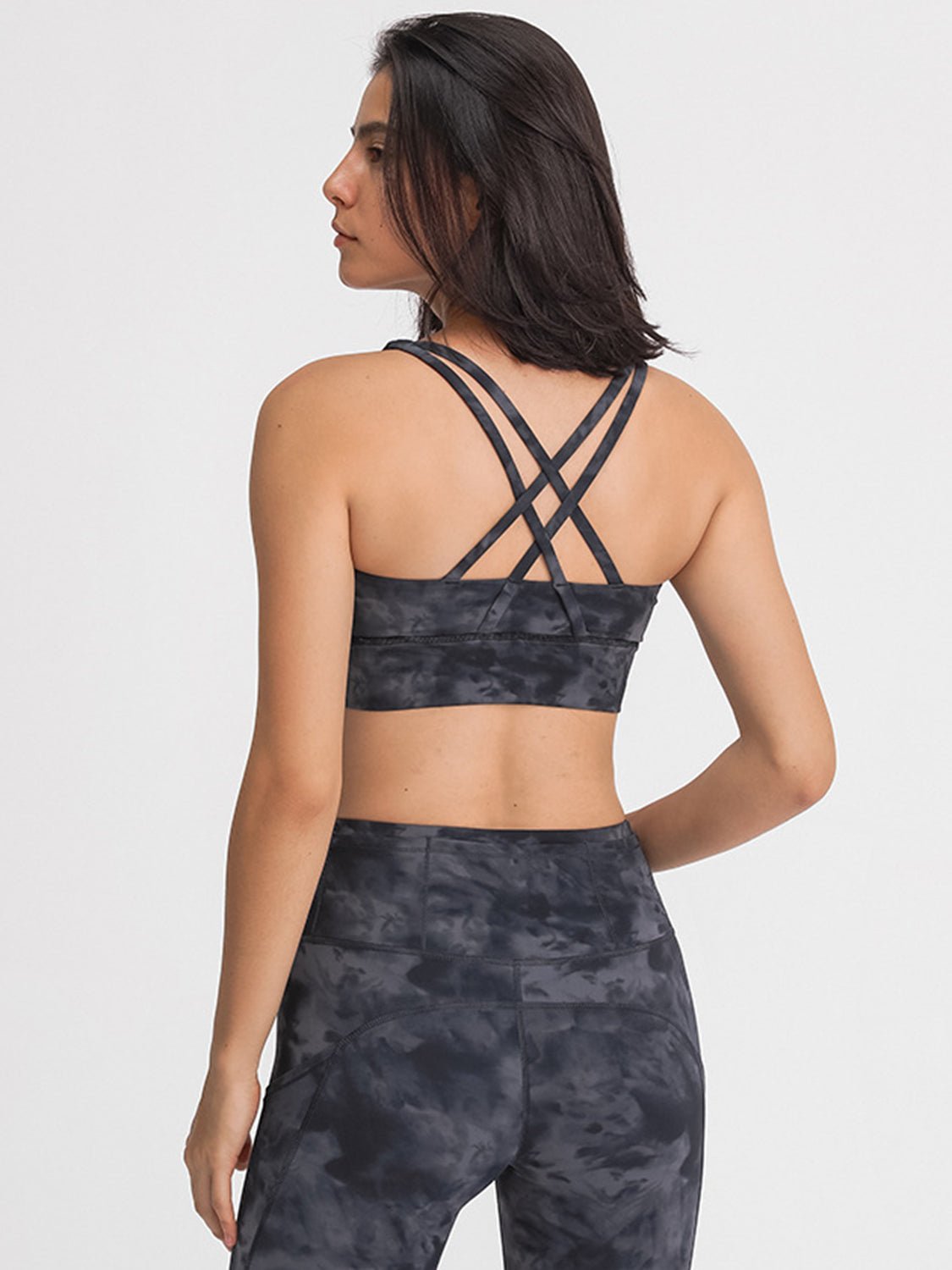 Millennia Crisscross Scoop Neck Active Tank - Flip Flop Dynasty