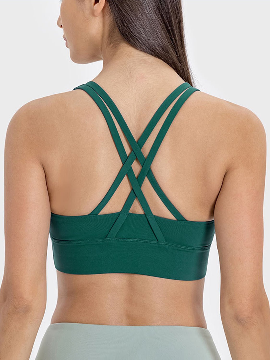 Millennia Crisscross Scoop Neck Active Tank - Flip Flop Dynasty