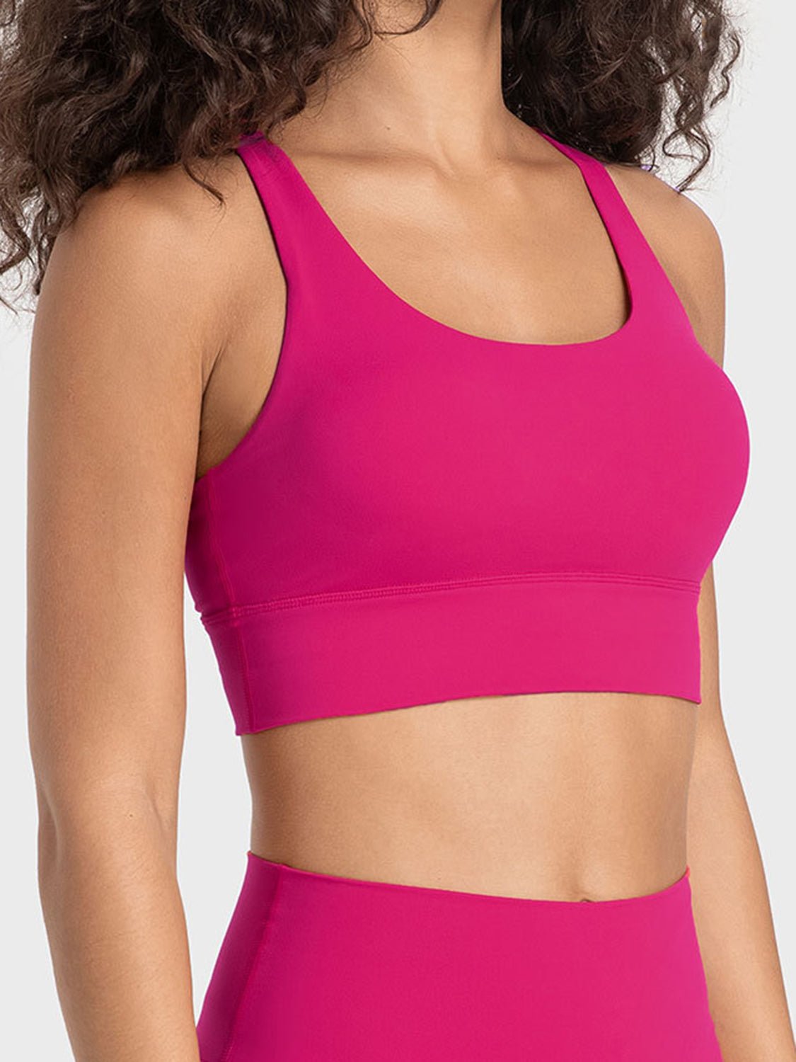 Millennia Crisscross Scoop Neck Active Tank - Flip Flop Dynasty