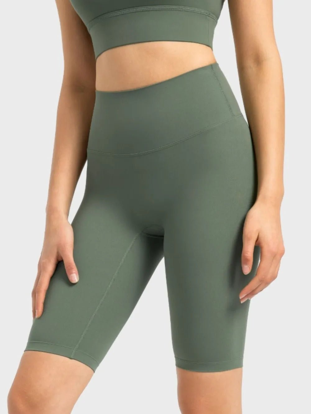 Millennia High Rise Wide Waistband Active Shorts - Flip Flop Dynasty