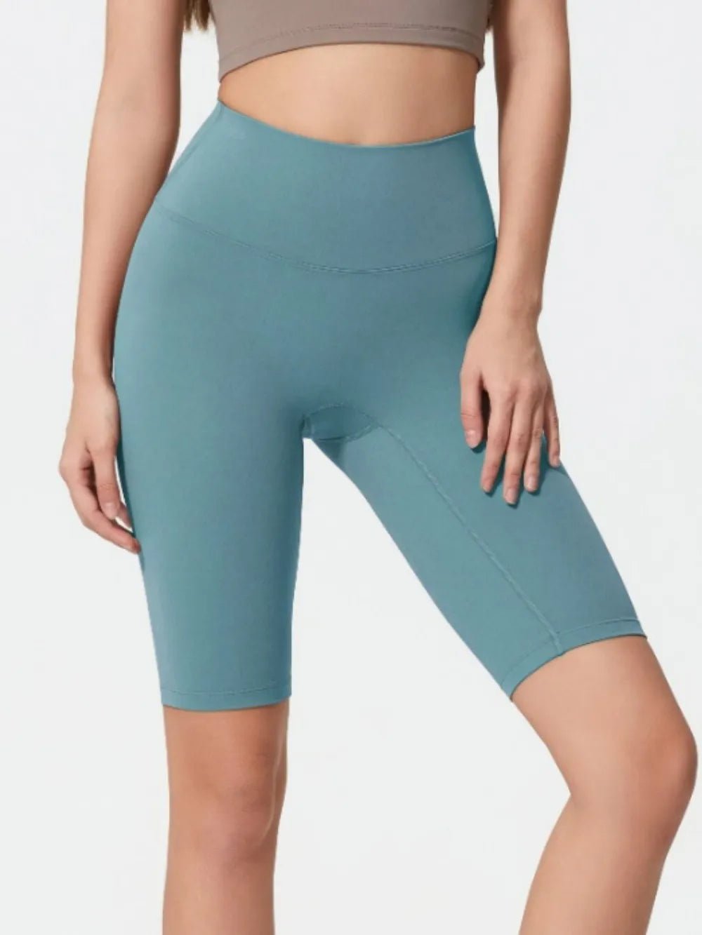 Millennia High Rise Wide Waistband Active Shorts - Flip Flop Dynasty