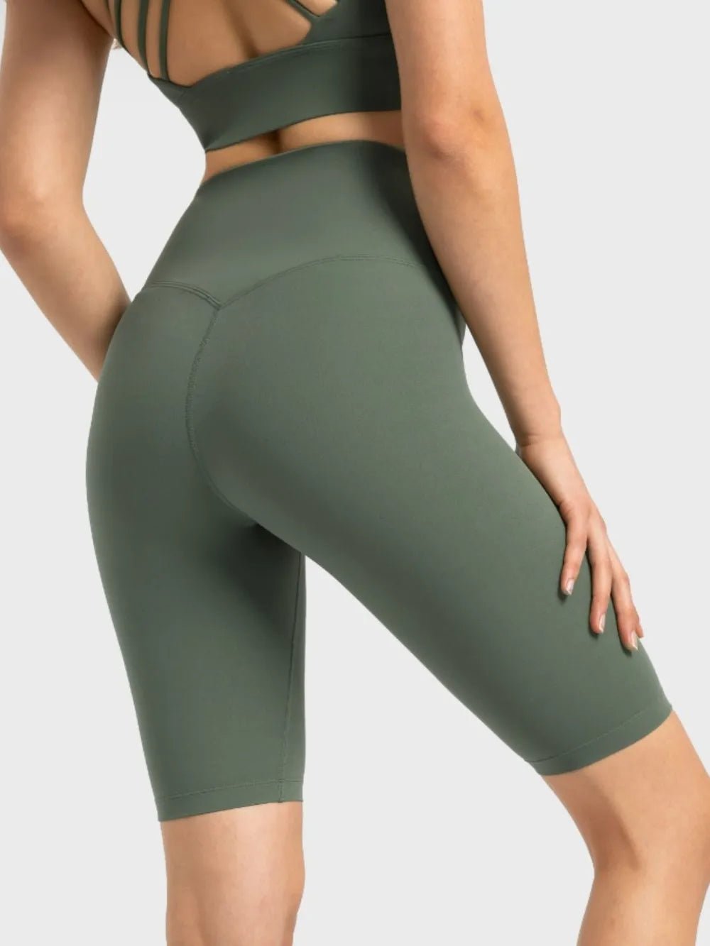 Millennia High Rise Wide Waistband Active Shorts - Flip Flop Dynasty