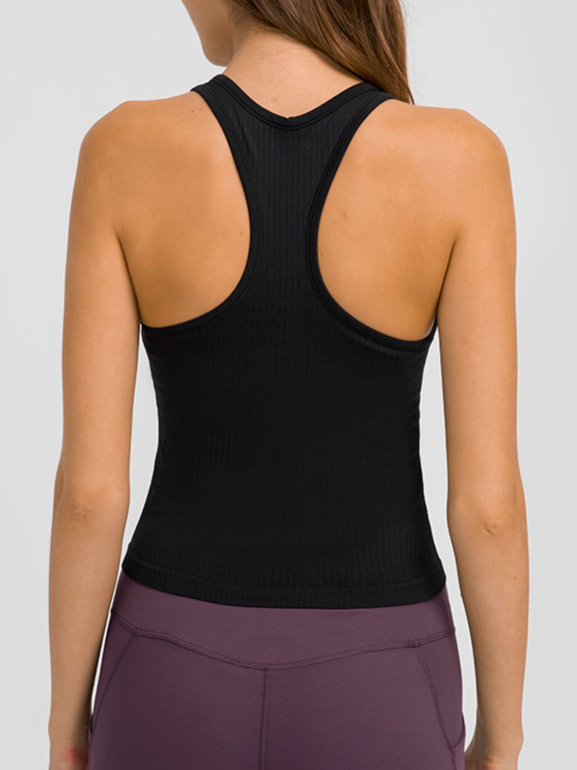 Millennia Round Neck Racerback Active Tank - Flip Flop Dynasty