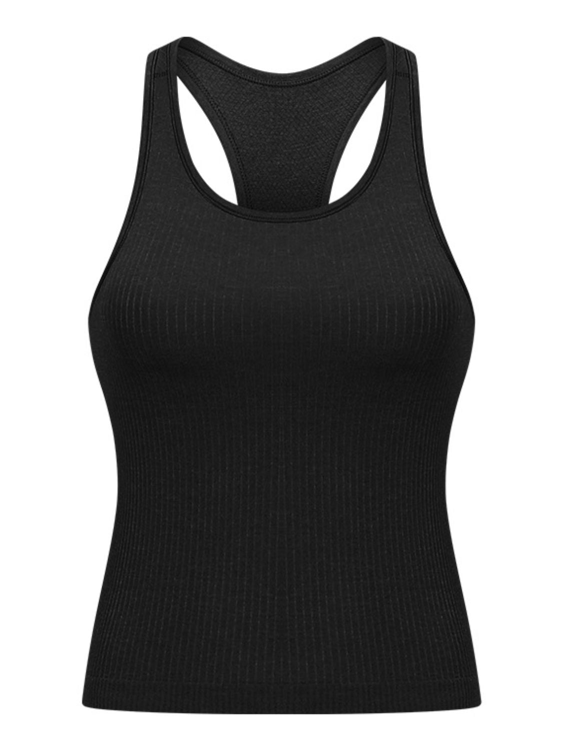 Millennia Round Neck Racerback Active Tank - Flip Flop Dynasty