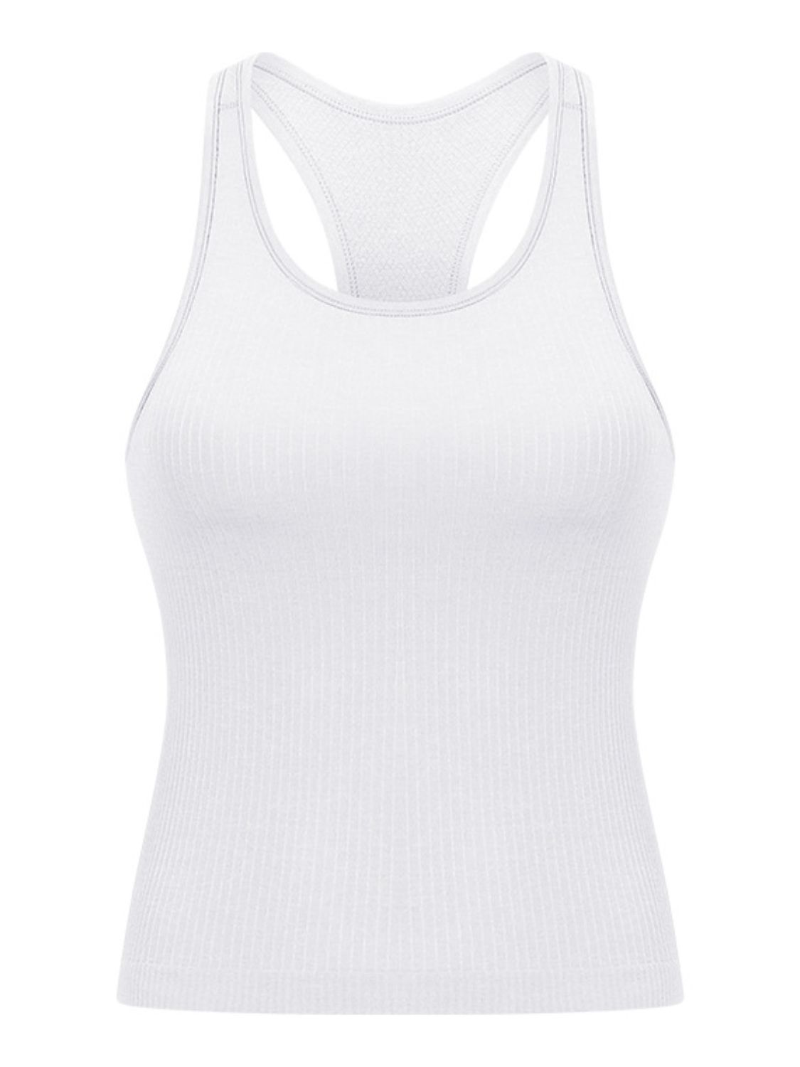 Millennia Round Neck Racerback Active Tank - Flip Flop Dynasty