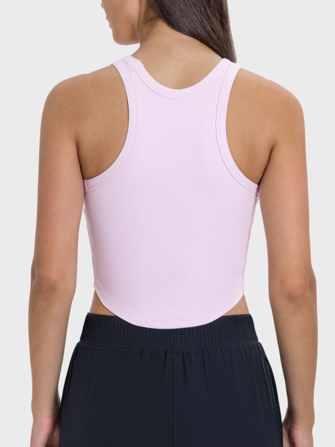 Millennia Round Neck Racerback Active Tank - Flip Flop Dynasty