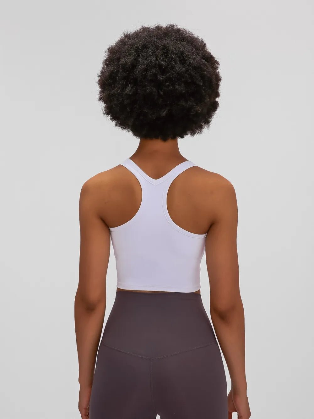 Millennia Scoop Neck Active Tank with Detachable Chest Pads - Flip Flop Dynasty