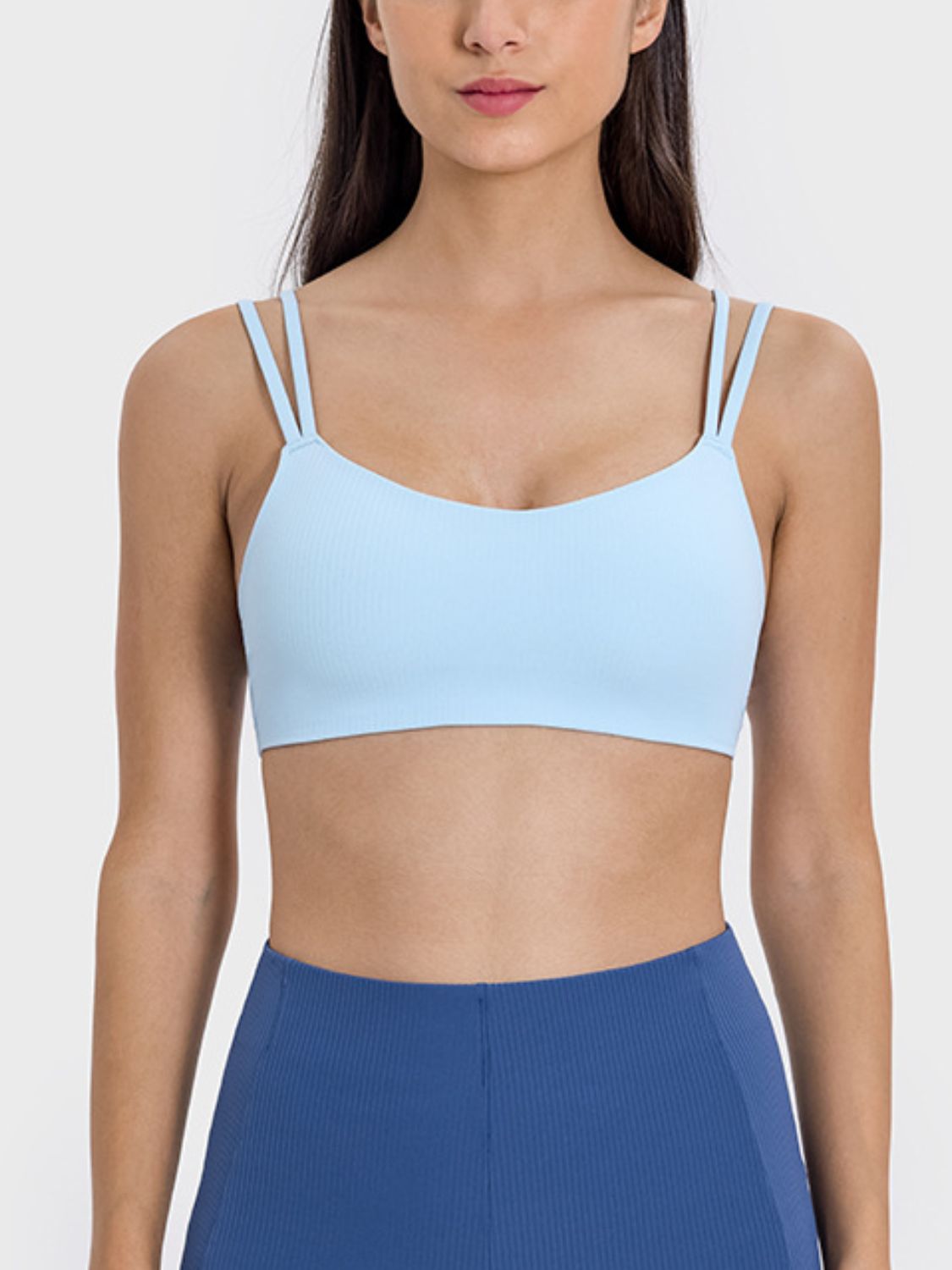 Millennia Scoop Neck Double Strap Active Cami - Flip Flop Dynasty
