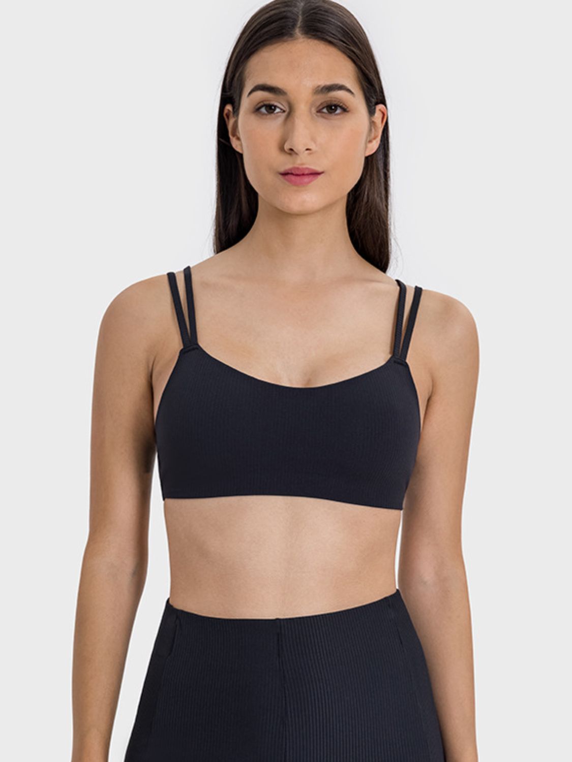 Millennia Scoop Neck Double Strap Active Cami - Flip Flop Dynasty