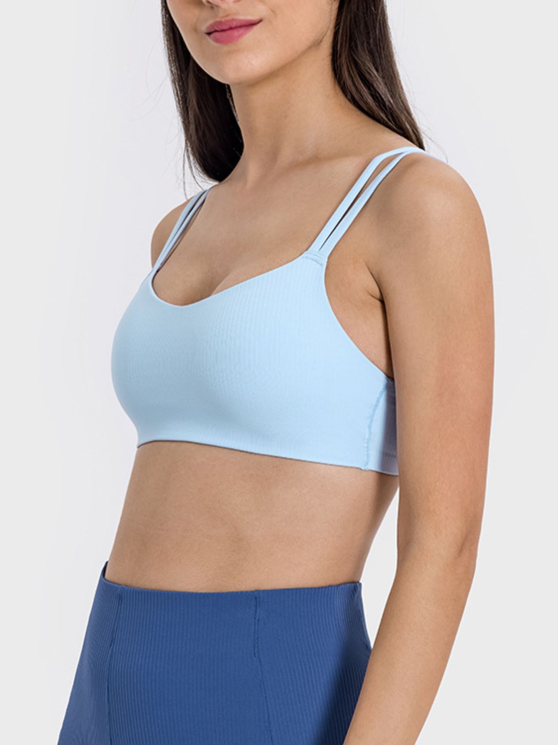 Millennia Scoop Neck Double Strap Active Cami - Flip Flop Dynasty