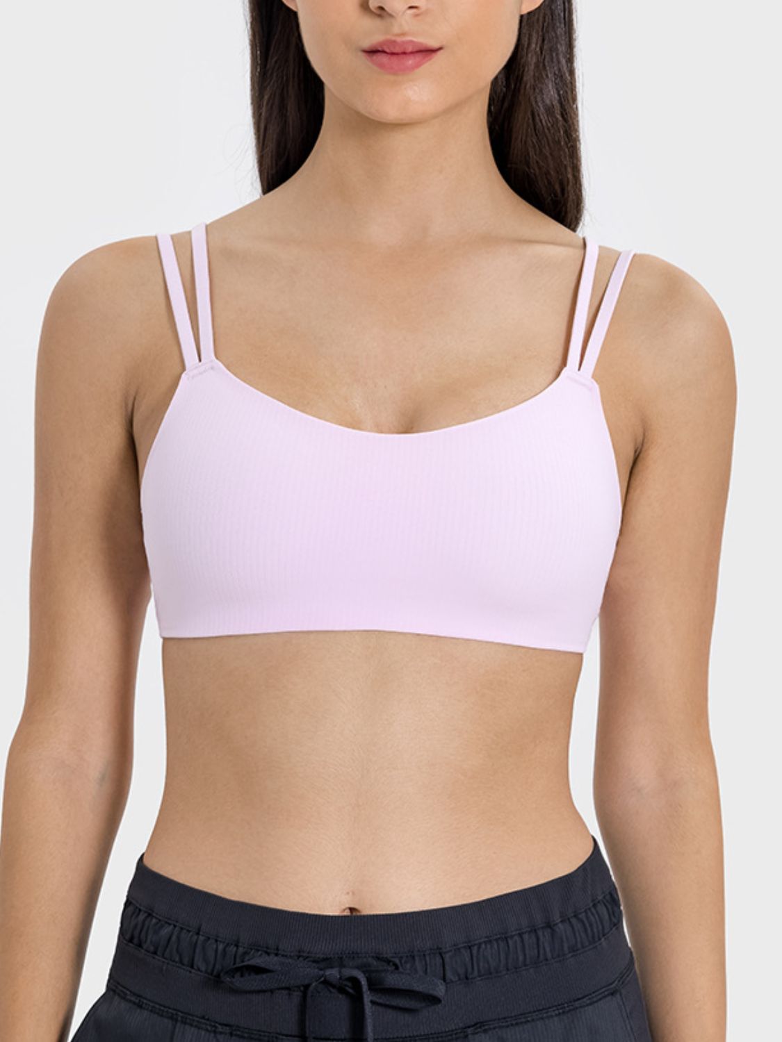 Millennia Scoop Neck Double Strap Active Cami - Flip Flop Dynasty