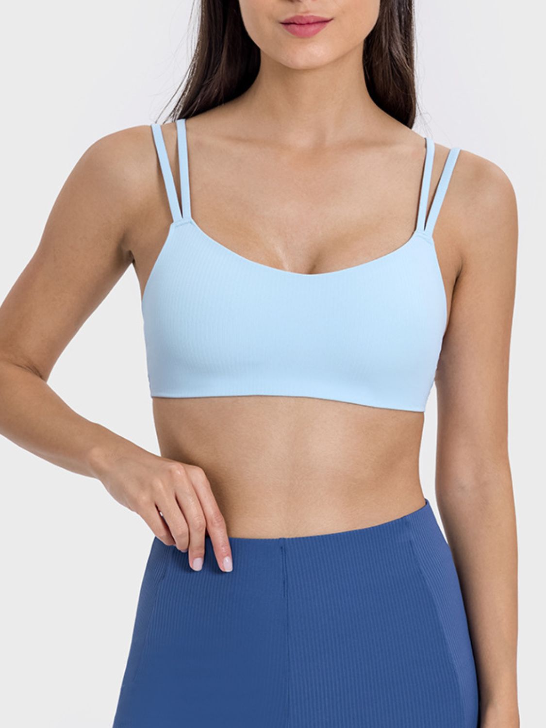 Millennia Scoop Neck Double Strap Active Cami - Flip Flop Dynasty
