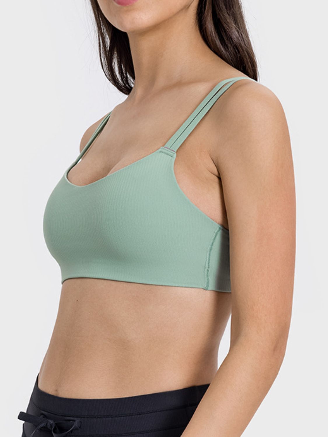 Millennia Scoop Neck Double Strap Active Cami - Flip Flop Dynasty