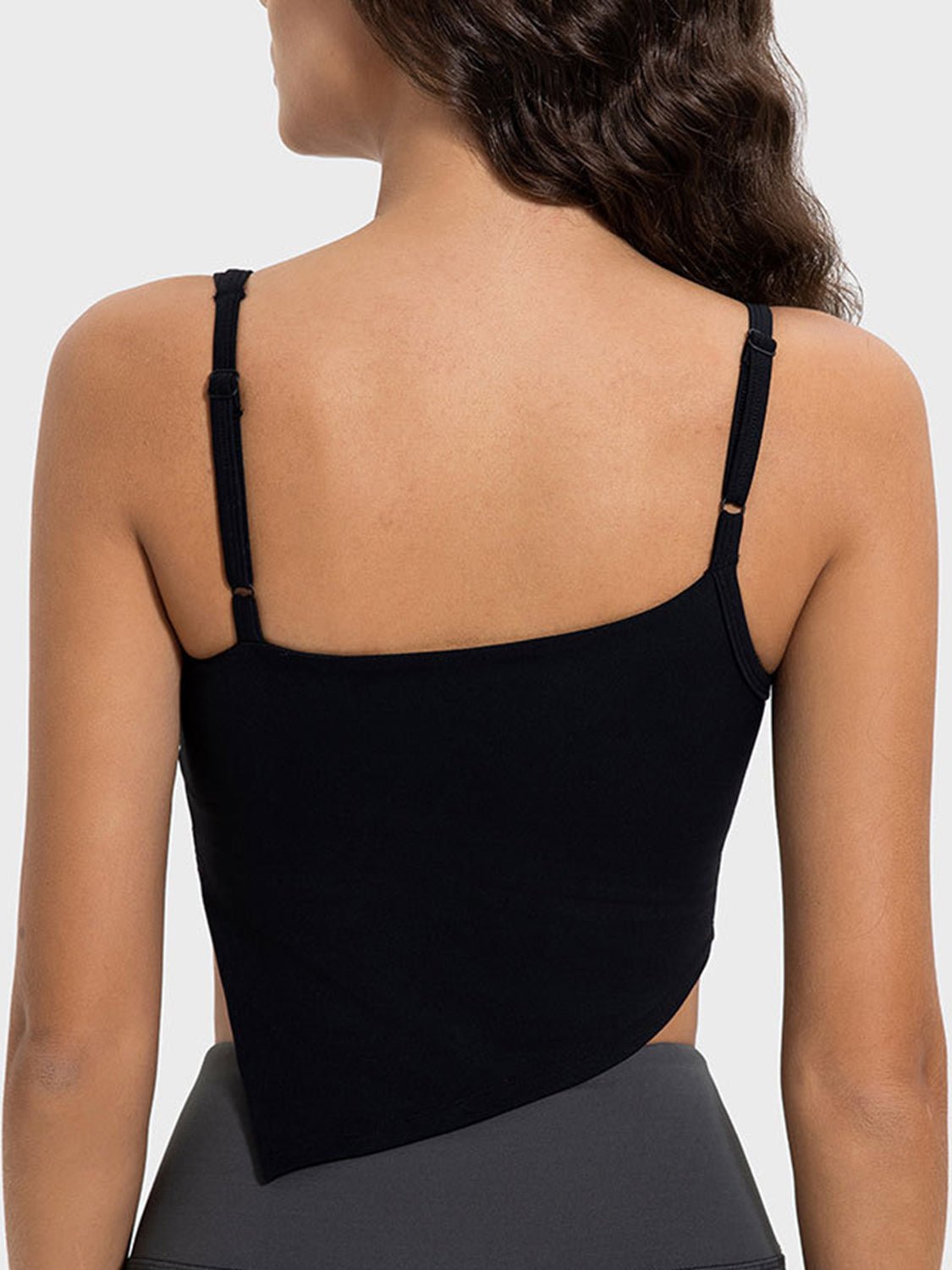 Millennia Slit Asymmetrical Neck Active Cami - Flip Flop Dynasty