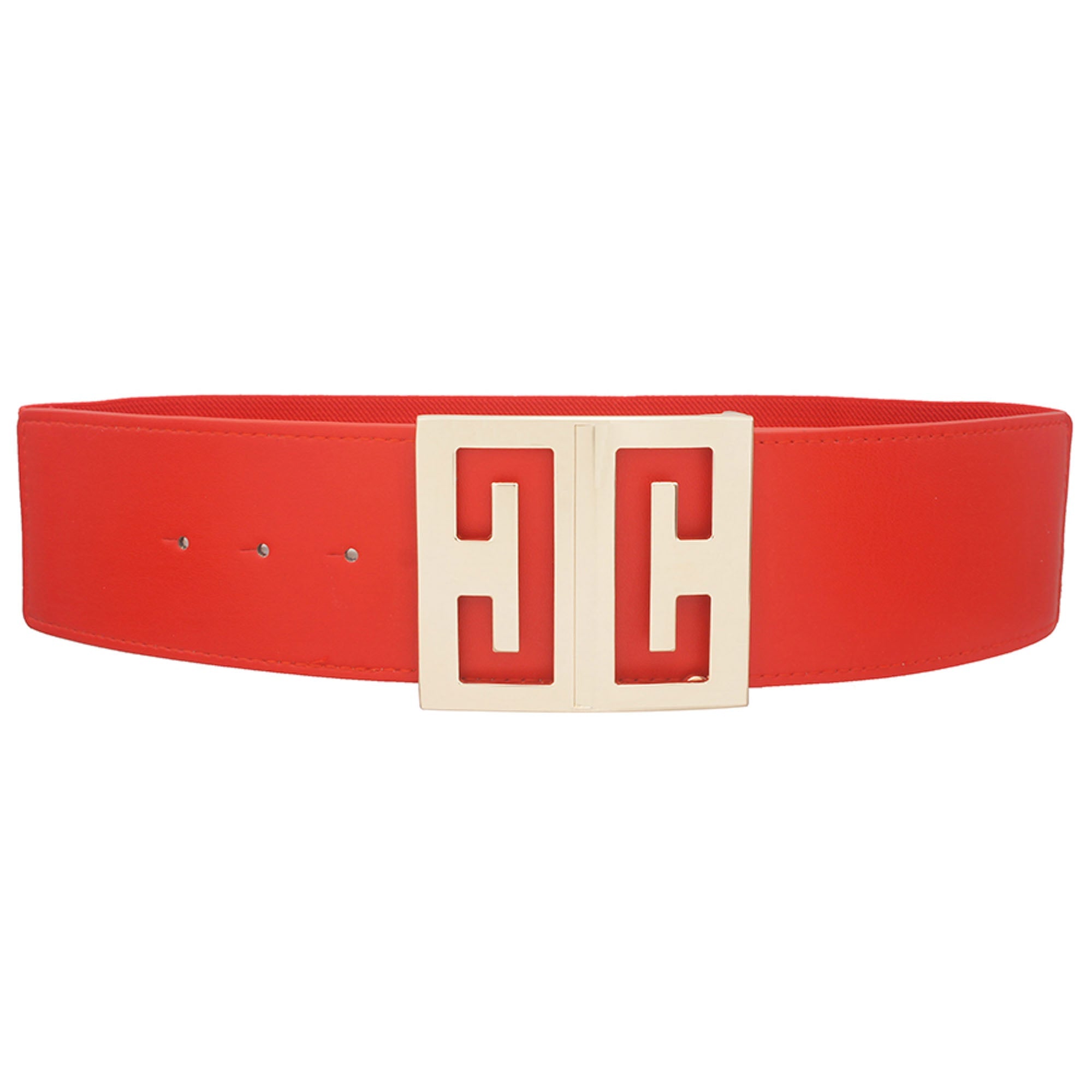 Mirror Cut Out Square Buckle Belt - Flip Flop Dynasty