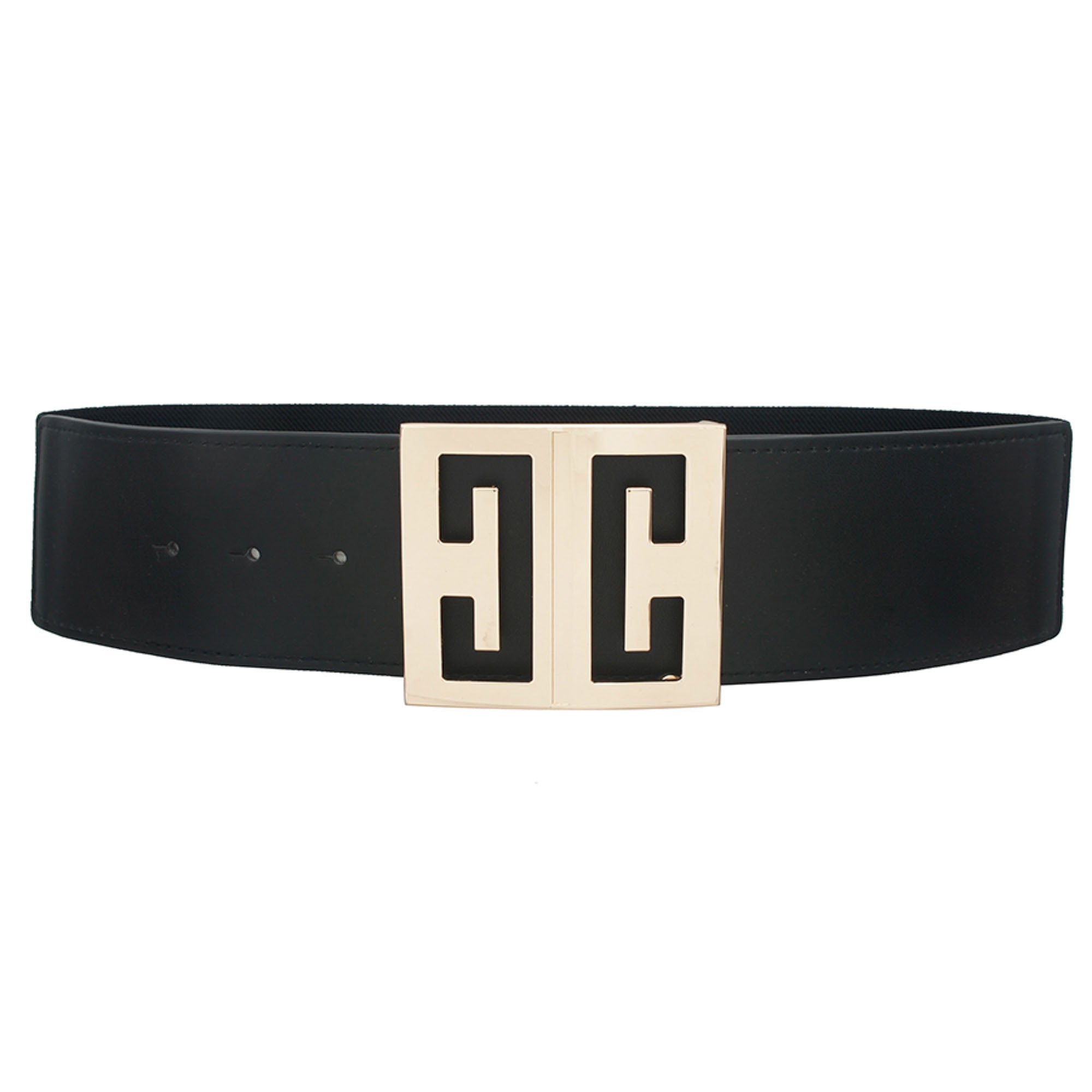 Mirror Cut Out Square Buckle Belt - Flip Flop Dynasty