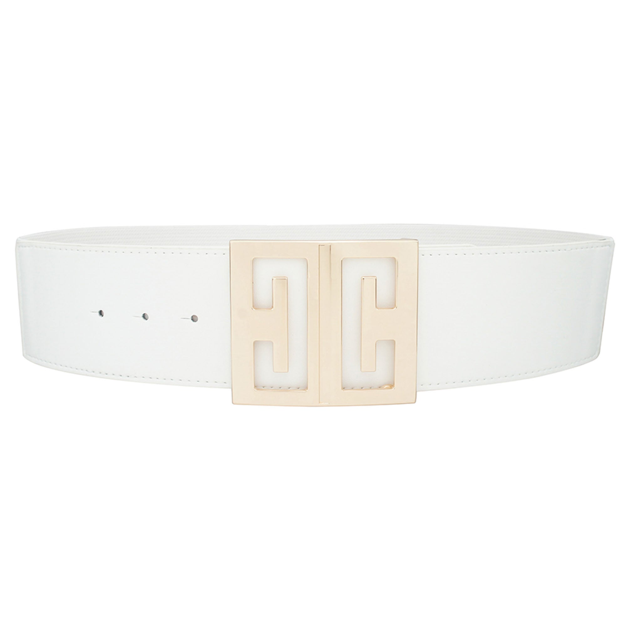 Mirror Cut Out Square Buckle Belt - Flip Flop Dynasty