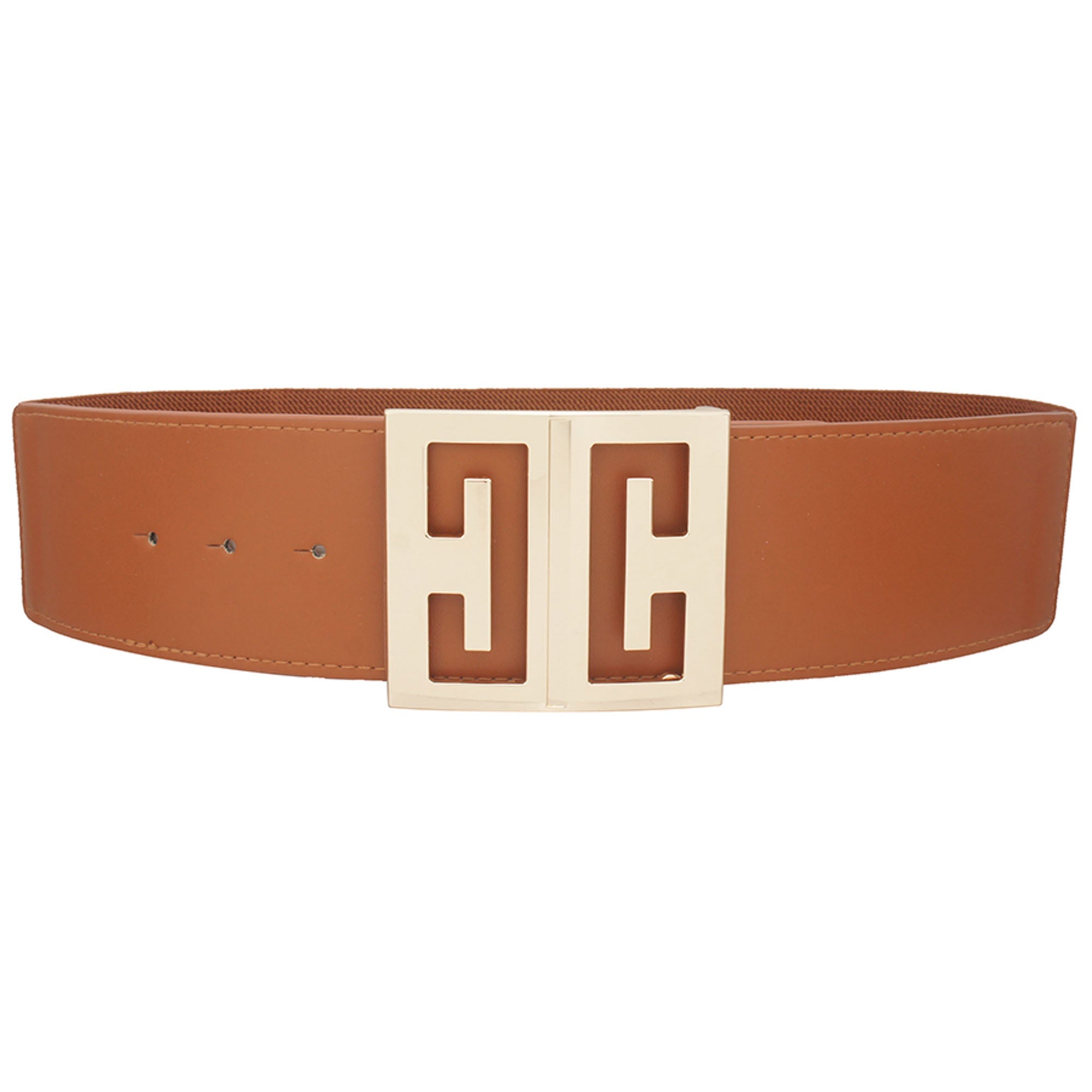 Mirror Cut Out Square Buckle Belt - Flip Flop Dynasty