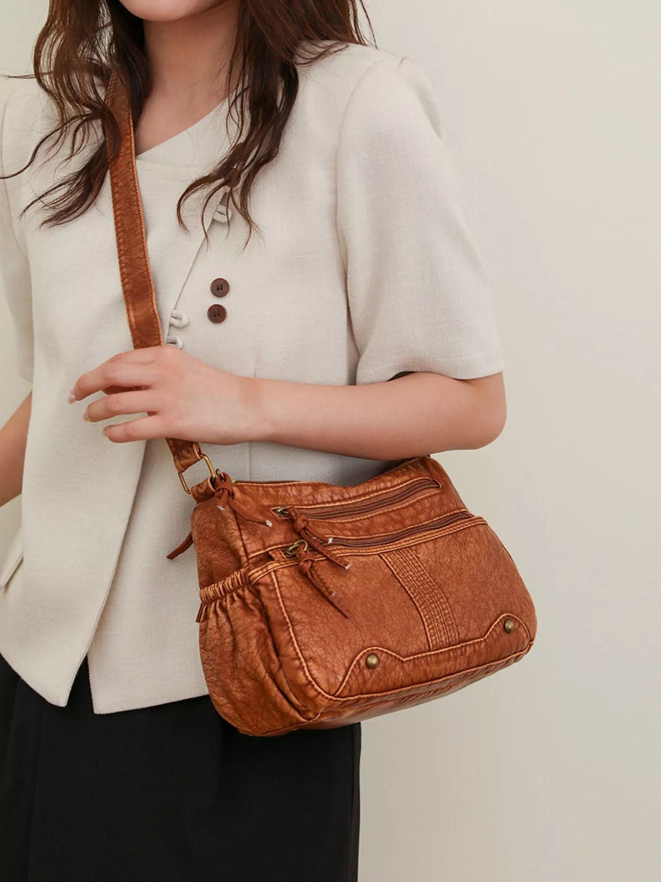 Multi - Pocket Crossbody Bag - Flip Flop Dynasty