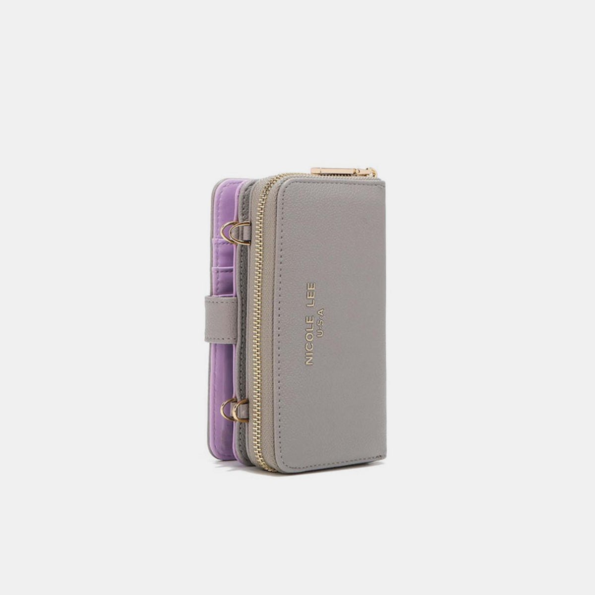 Nicole Lee USA 2 Piece Phone Case Crossbody Wallet - Flip Flop Dynasty