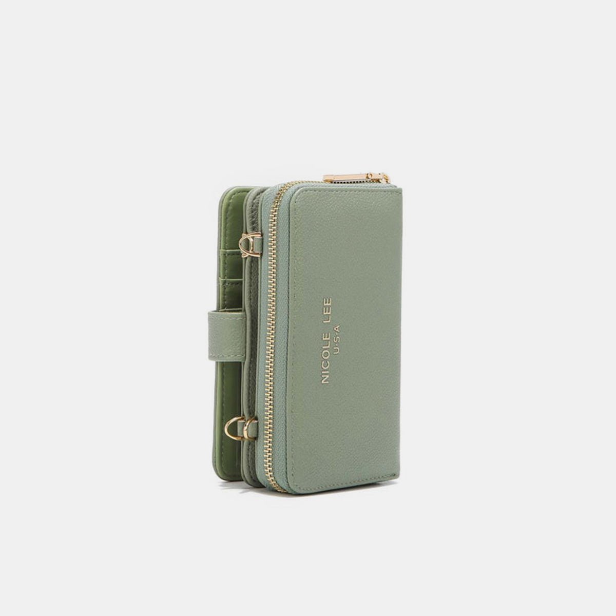 Nicole Lee USA 2 Piece Phone Case Crossbody Wallet - Flip Flop Dynasty